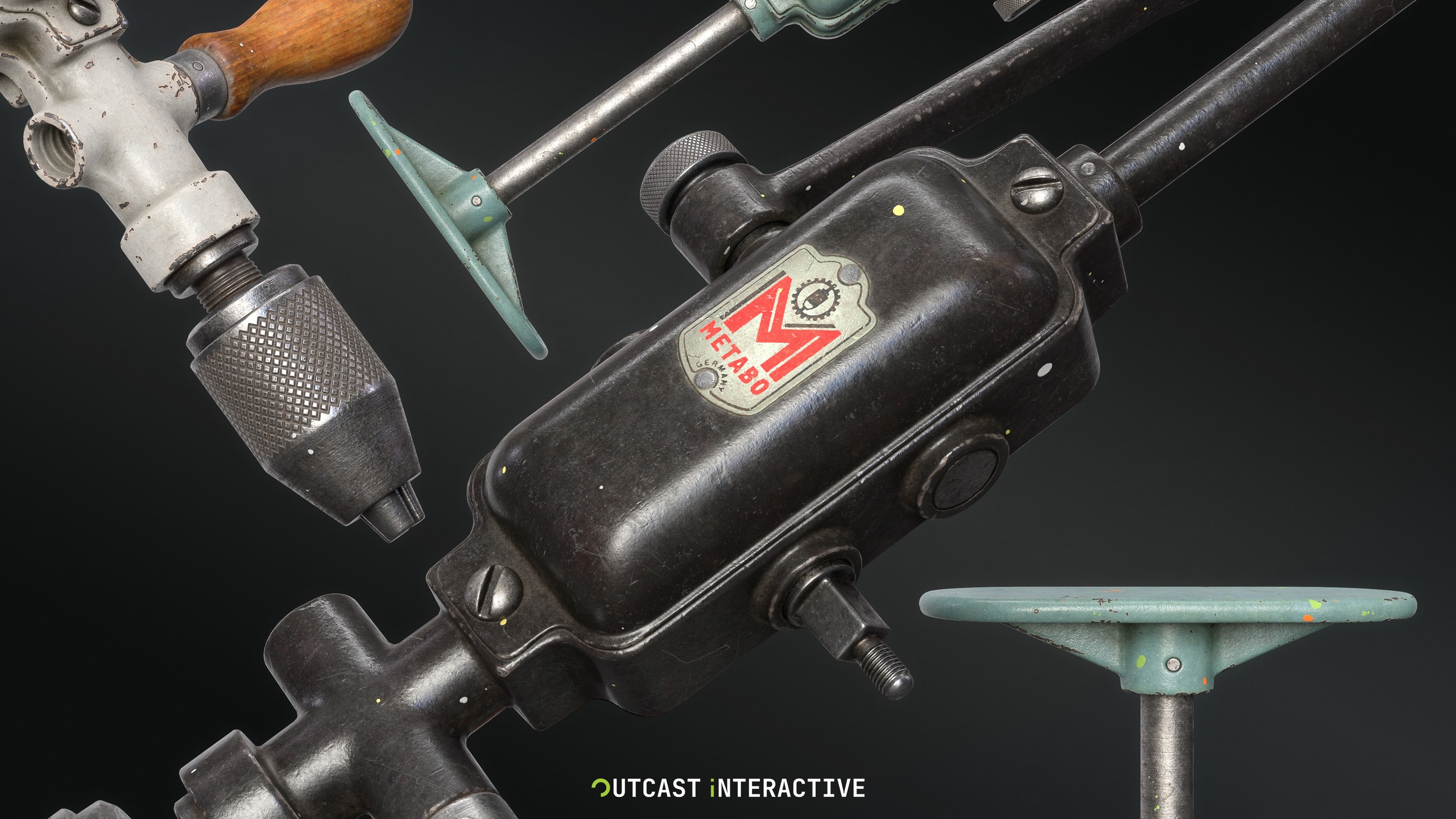 Media 1 for listing Hand Tool - Drill Set 03 - PBR Game Ready
