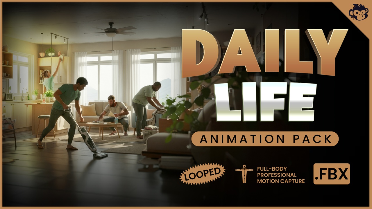 Media 1 for listing Daily Life Animation Pack