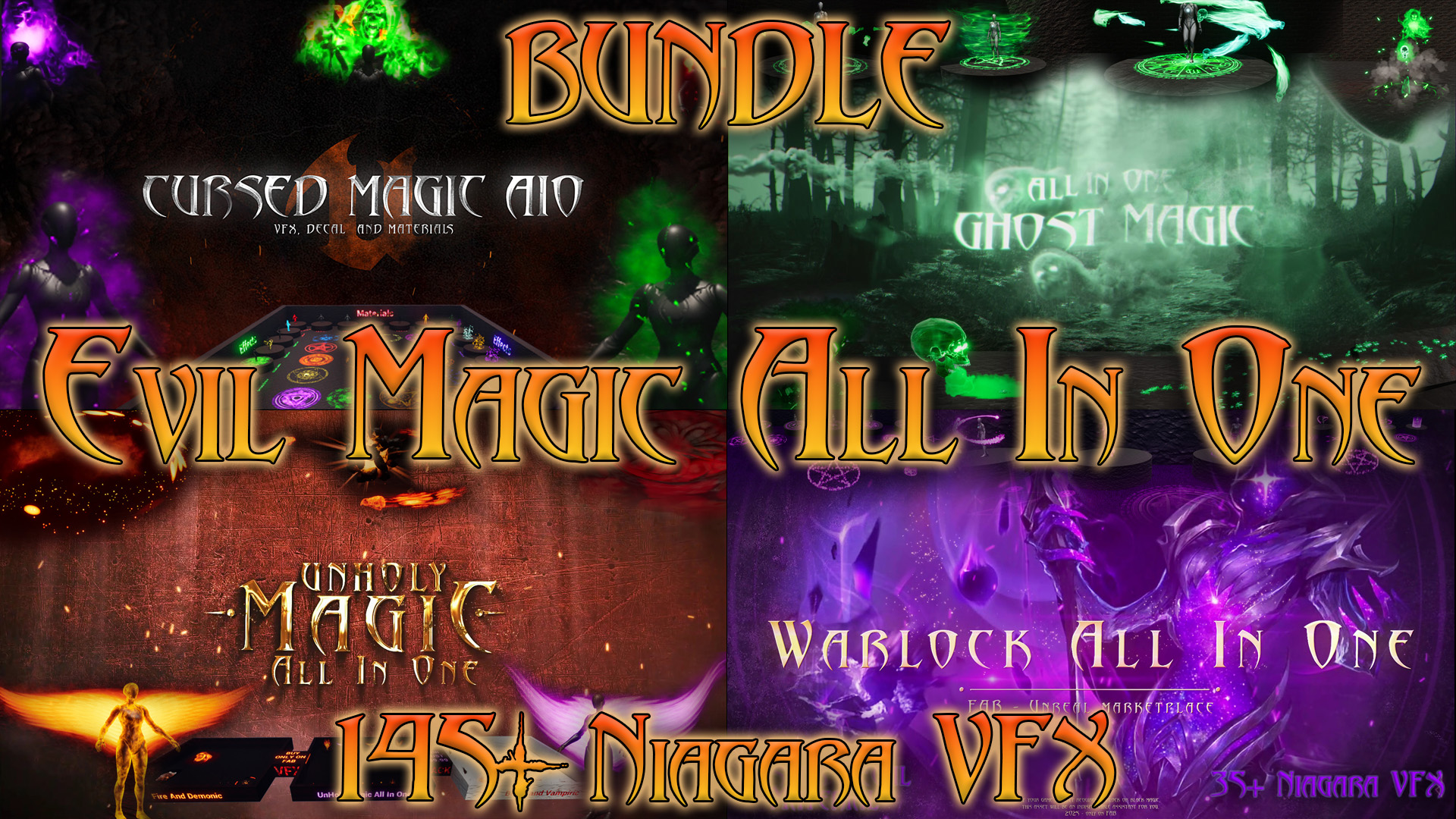 Evil Magic All In One Bundle - VFX and Materials | Fab
