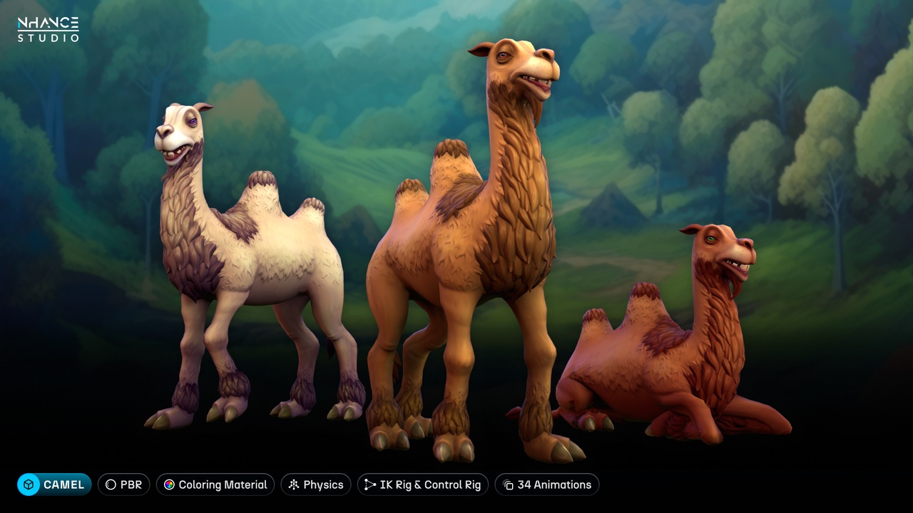 Media 1 for listing Stylized Camel
