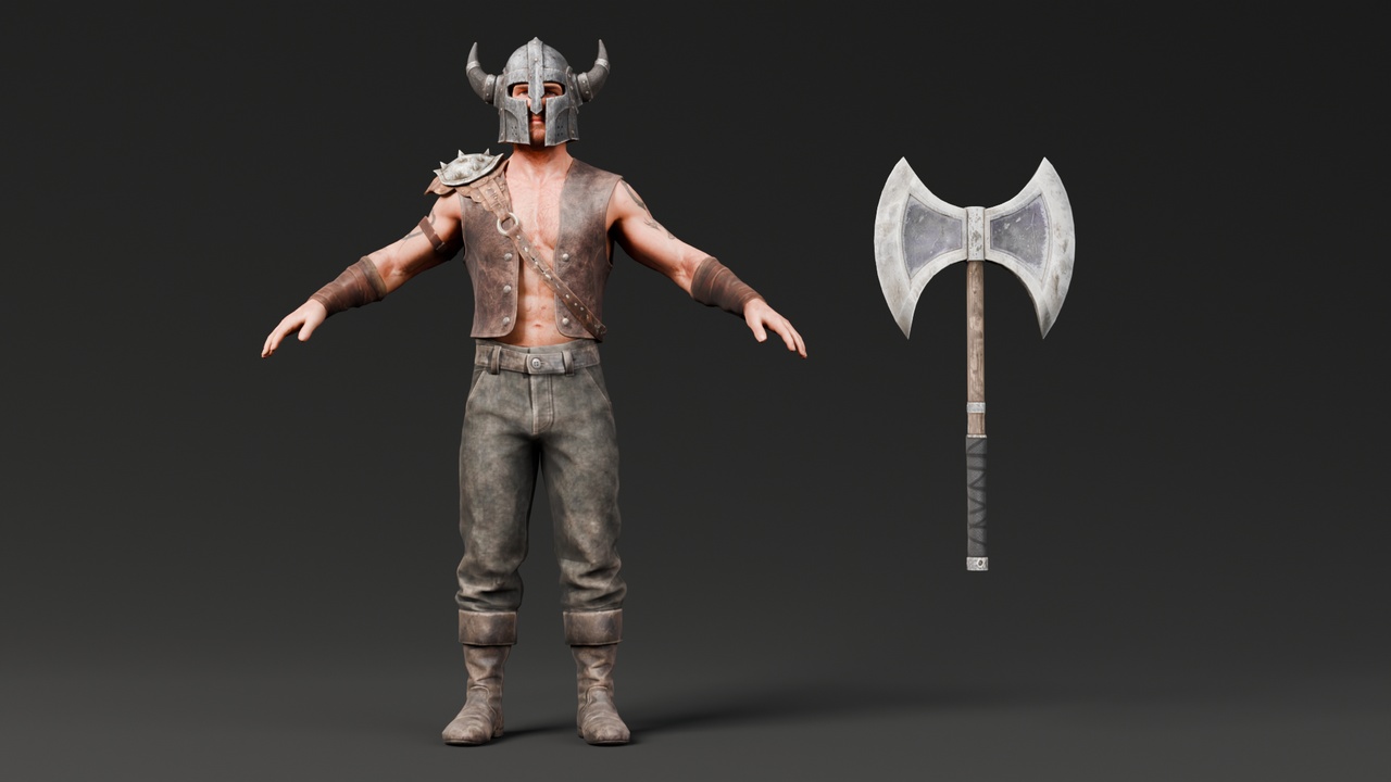 Media 1 for listing Classic Barbarian - Rigged