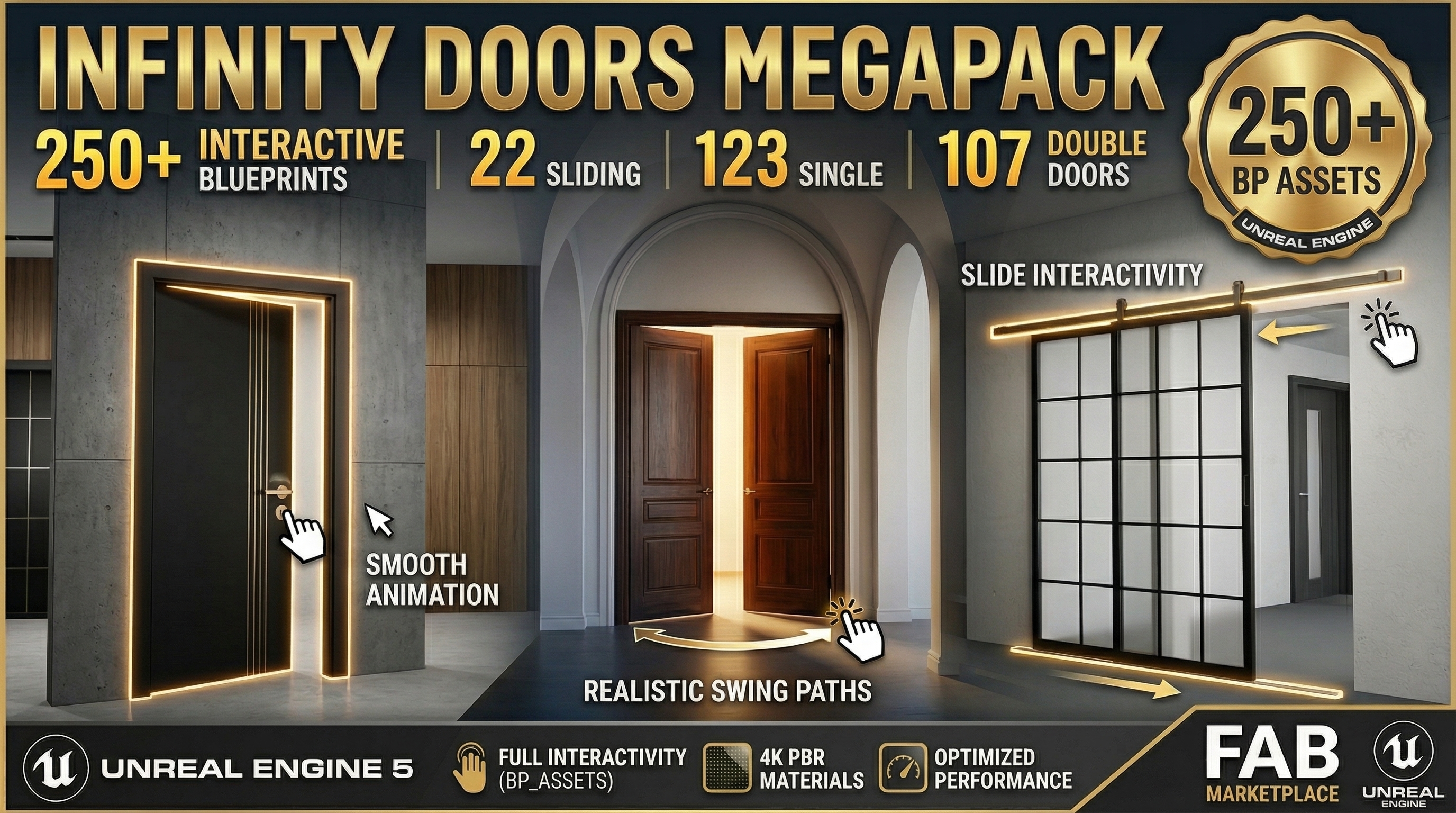 Infinity Door Megapack | Fab