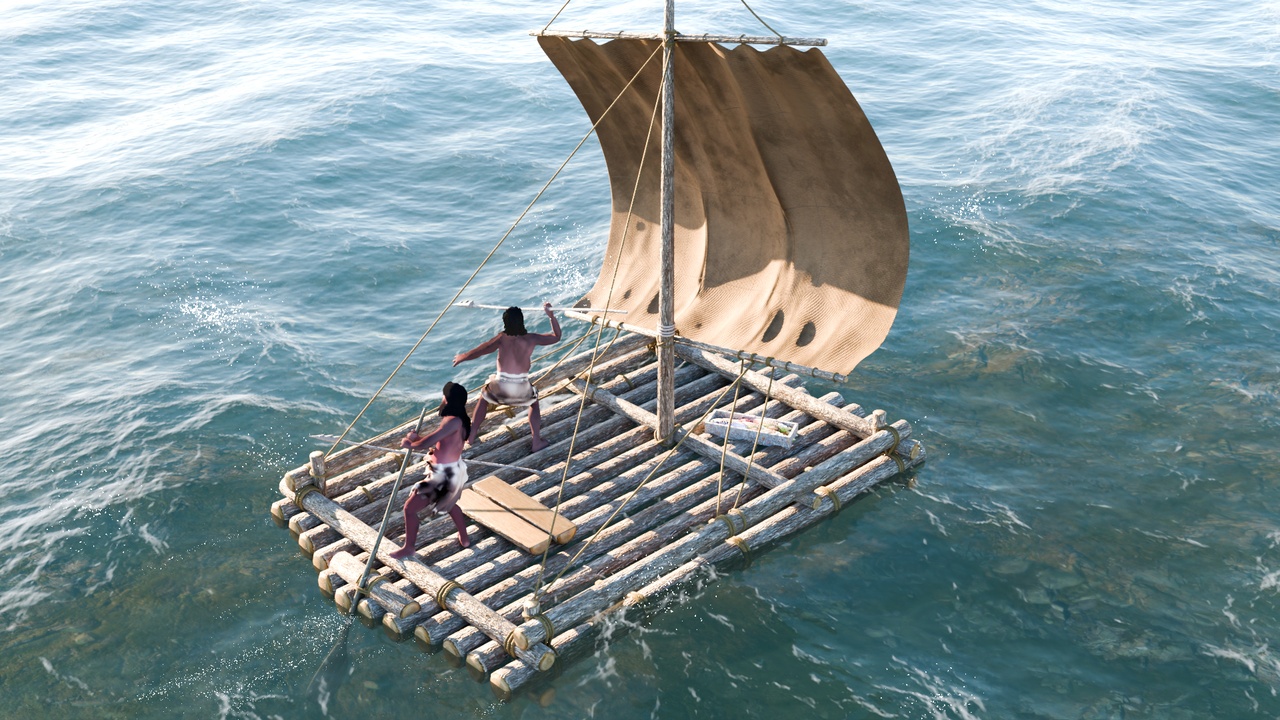 Ancient Raft Boats | Fab