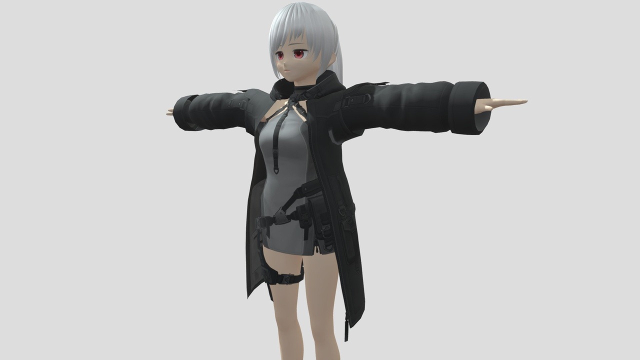 Media 1 for listing 【Anime Character】Agent Female (V1/Unity 3D)