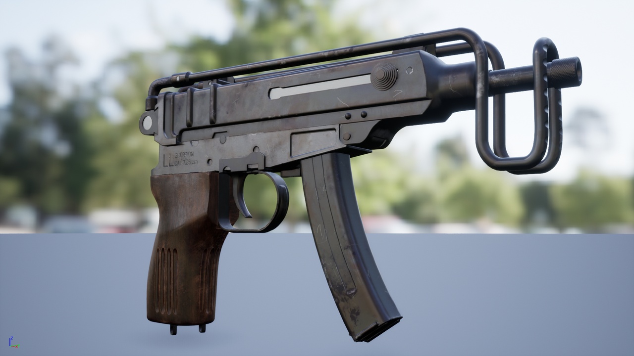 Media 1 for listing Animated Scorpion SMG Vz.61 + FPS Arm