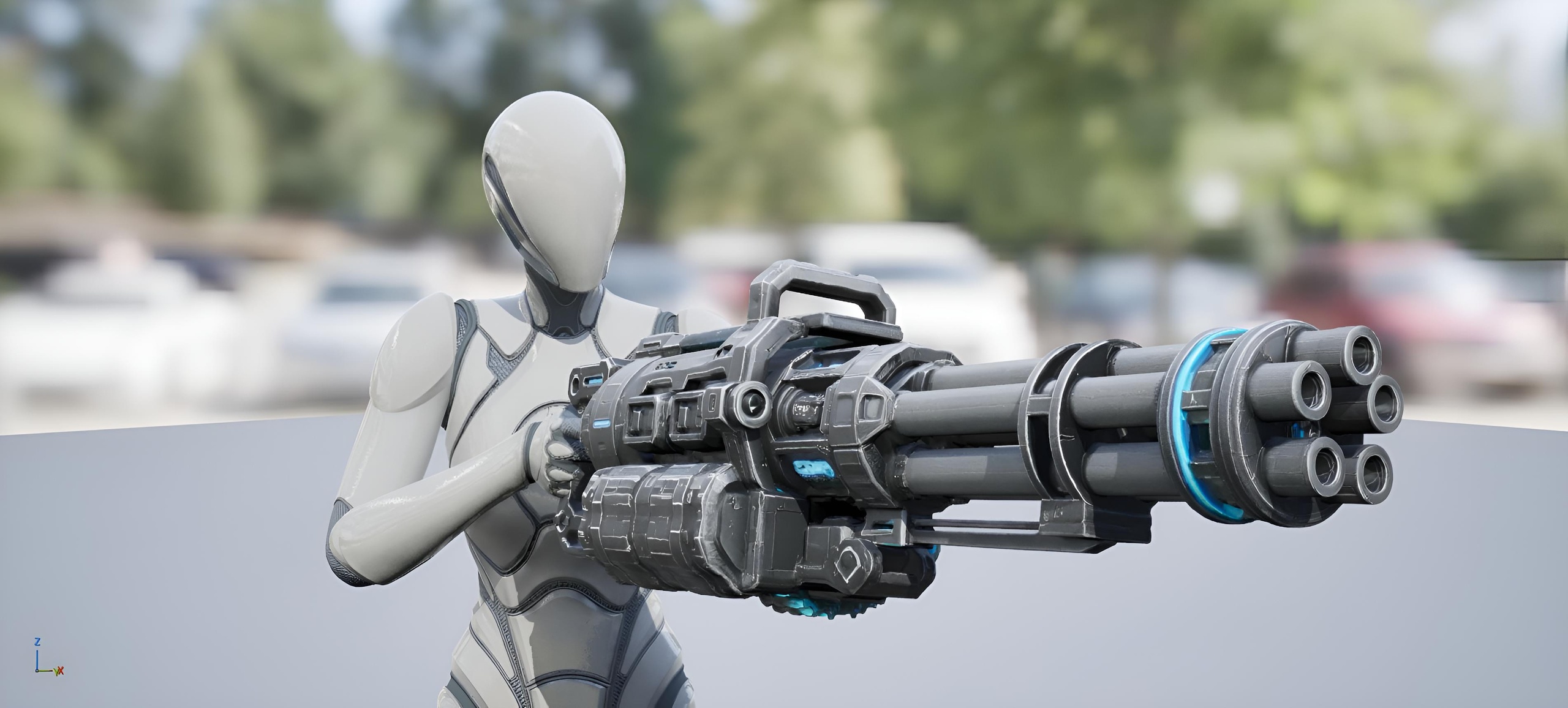 Media 1 for listing Futuristic Minigun