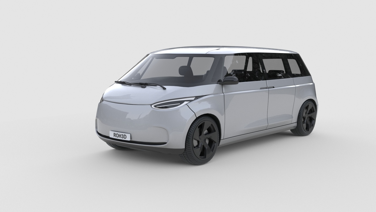 Media 1 for listing Generic Retro-Futuristic EV Van