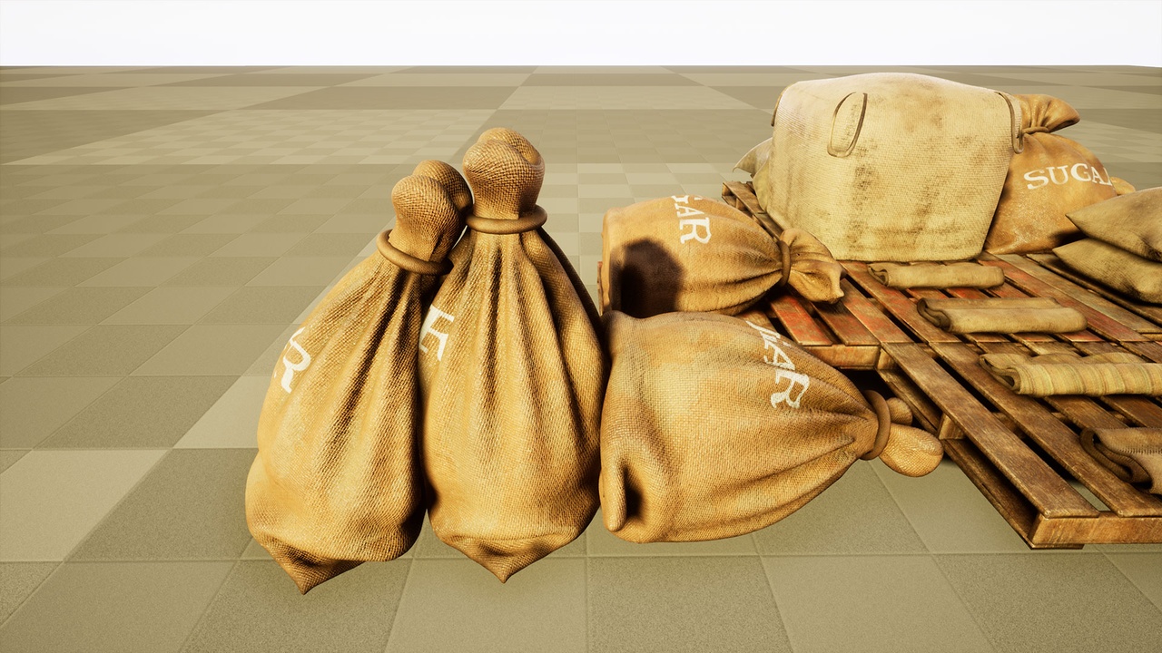 Sugar Sack | UE | HDRP Unity 제품 등록을 위한 미디어 1개