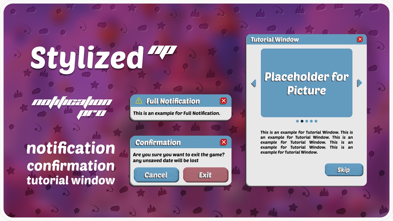 Media 1 for listing Notification System Pro: Stylized