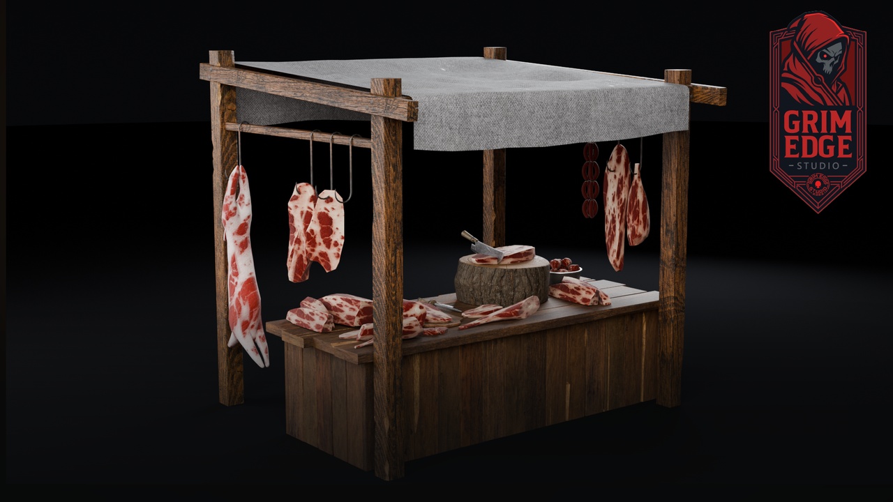 Media 1 for listing Medieval Butcher Shop