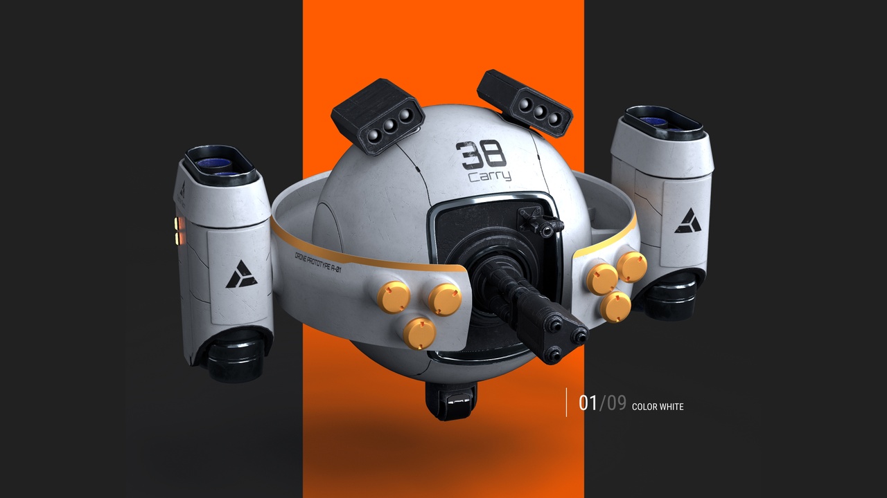Media 1 for listing Sphere Drone, 10 color variations