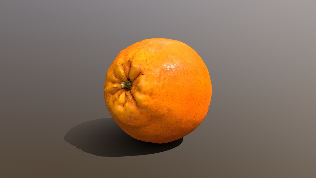 Media 1 for listing Realistic 3D Novel Orange Model for Culinary Visualizations
