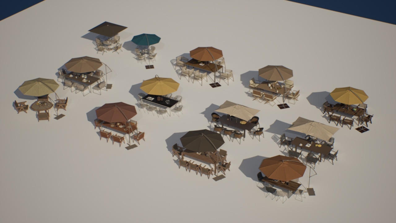 Media 1 for listing Outdoor Table Set VOL01 - Ready Table & Chair Collections