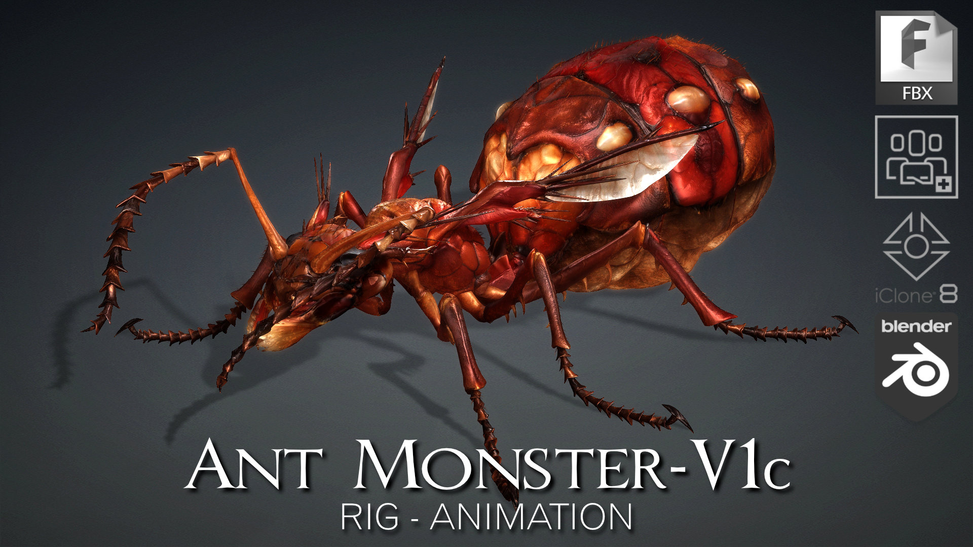 Ant Monster_V1c | Fab