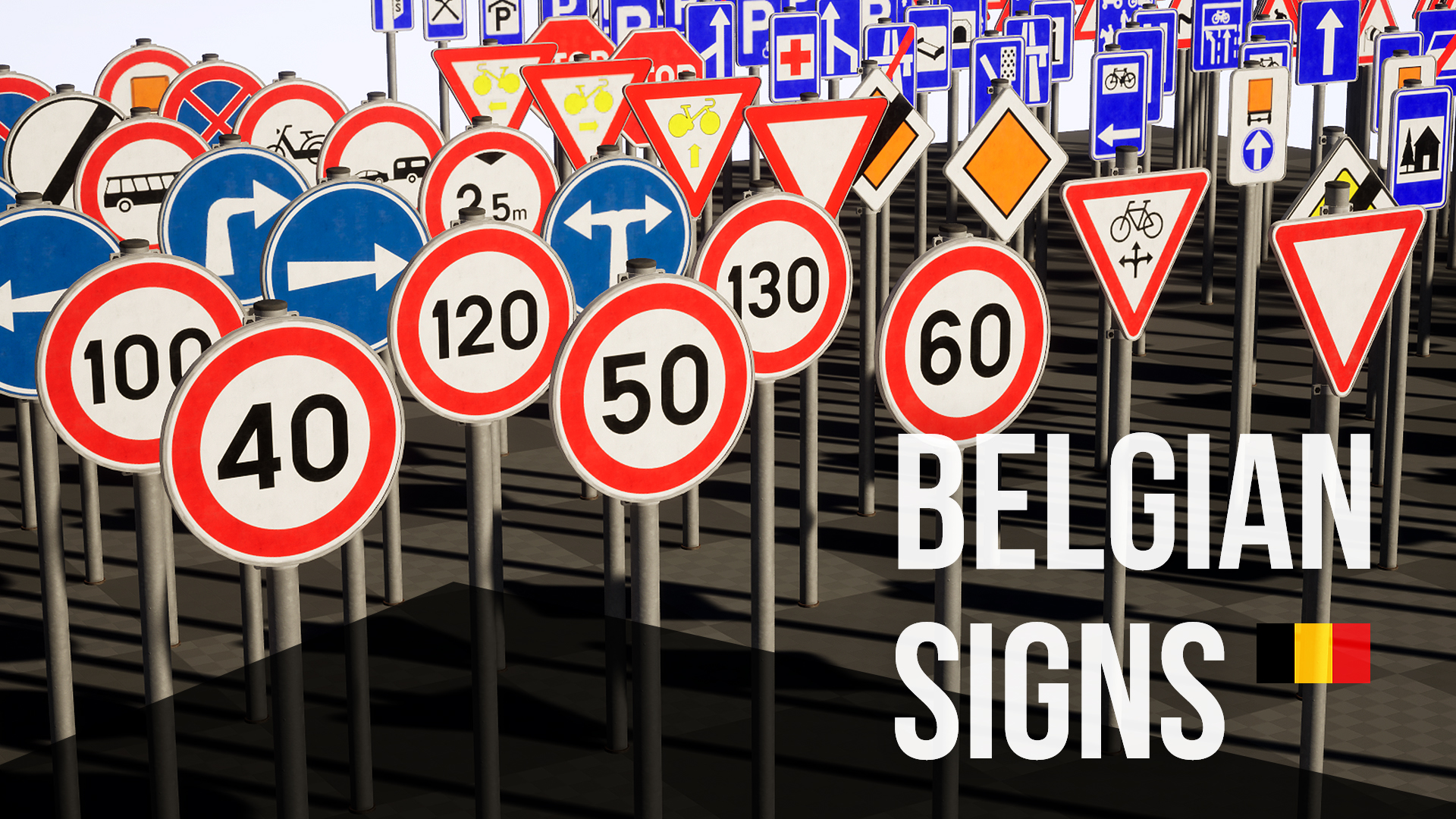 Belgian Traffic Signs | Fab