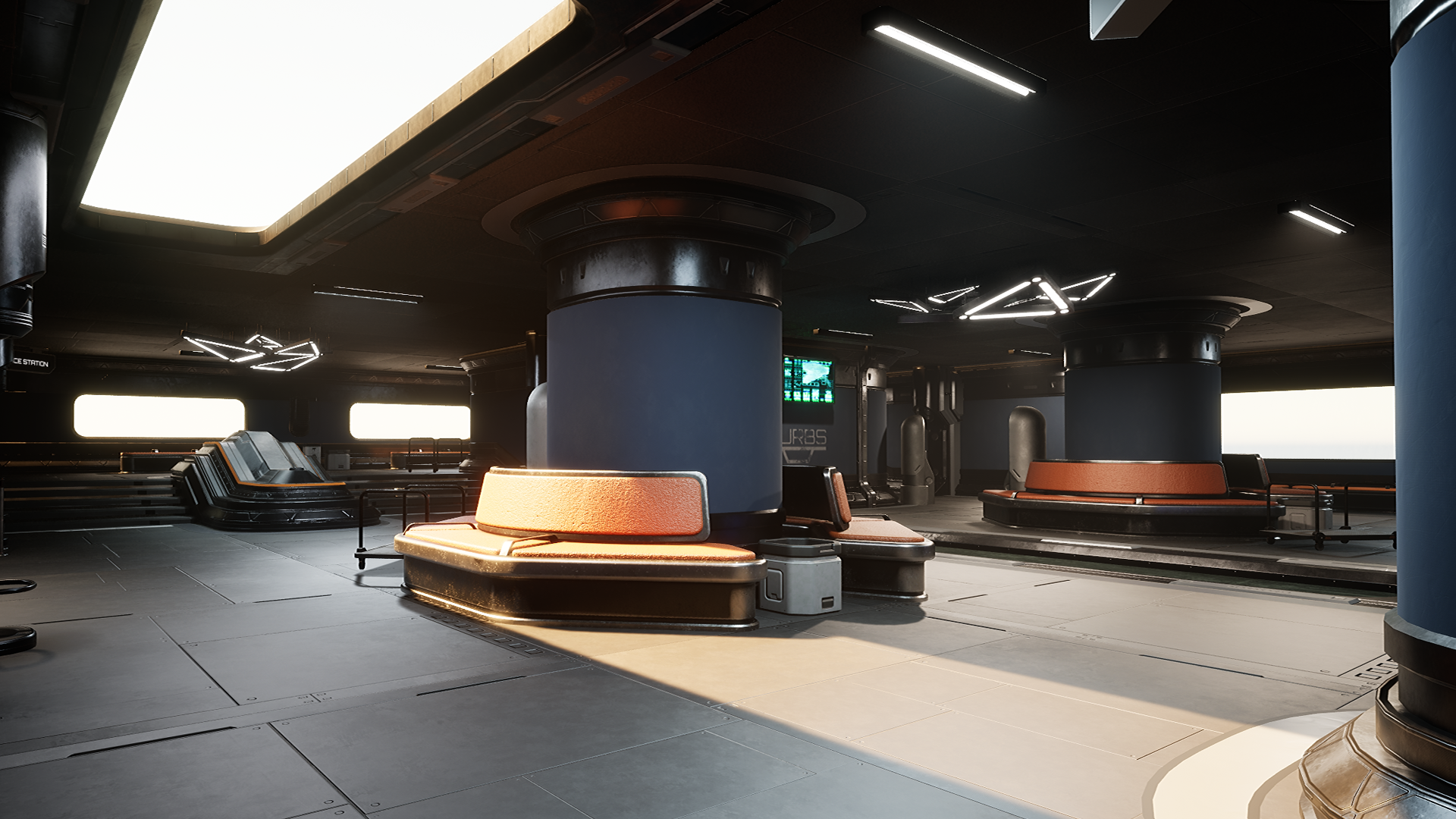 Modular Sci Fi Hall Environment | Fab