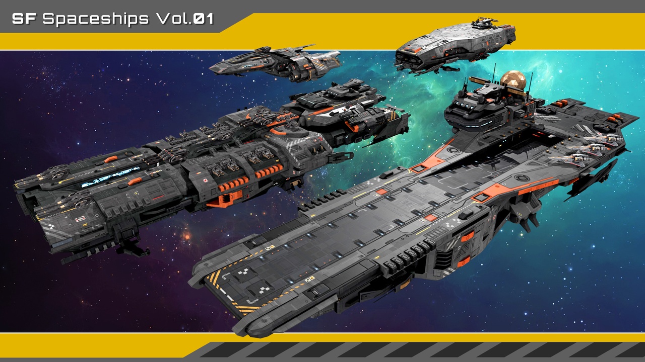 Media 1 for listing Spaceship Pack 1