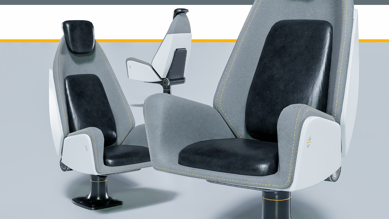 Media 1 for listing Sci-Fi Airplane Seat / Chair