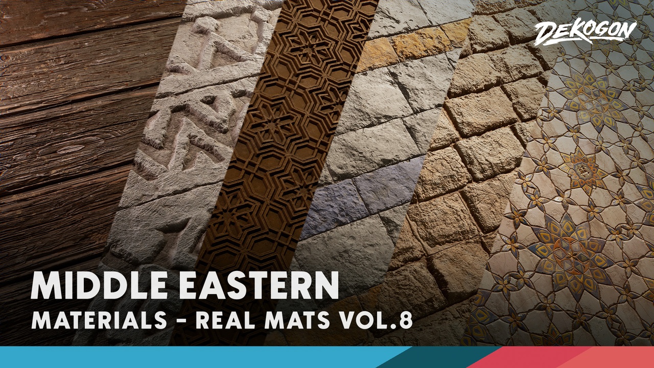Realistic Materials Vol. 8 - Middle Eastern (30 Materials)