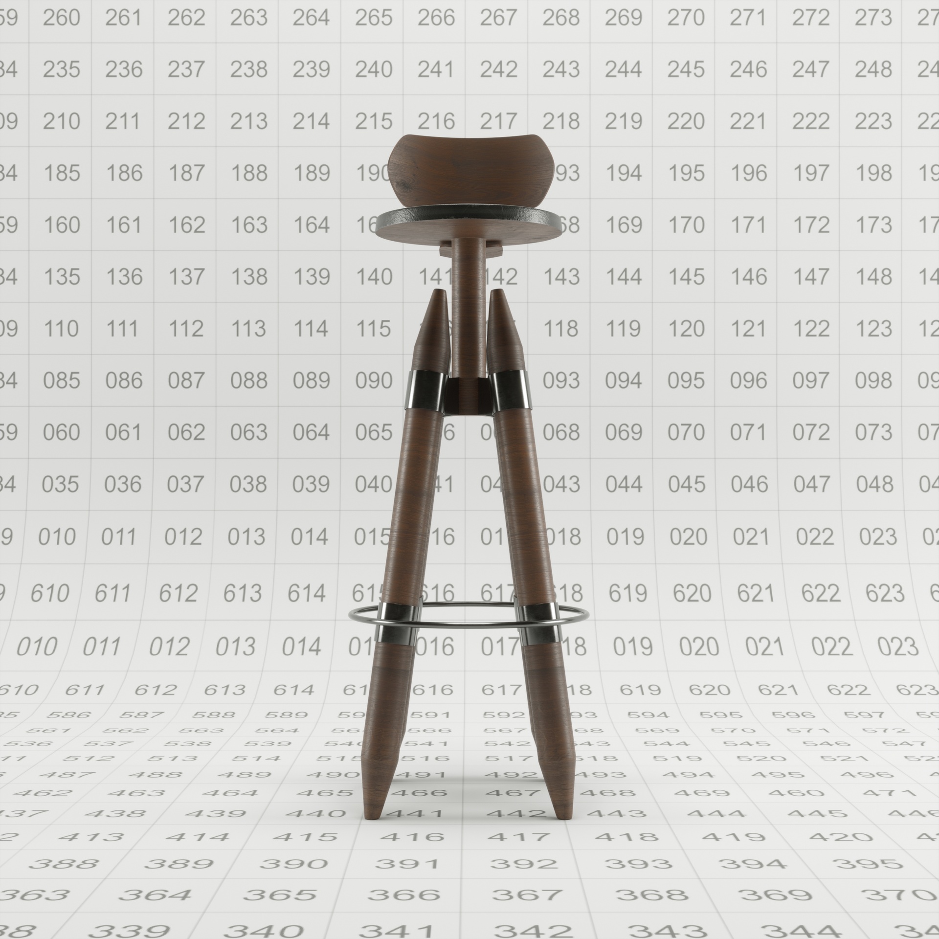 Media 1 for listing Bar Long Chair 3D model