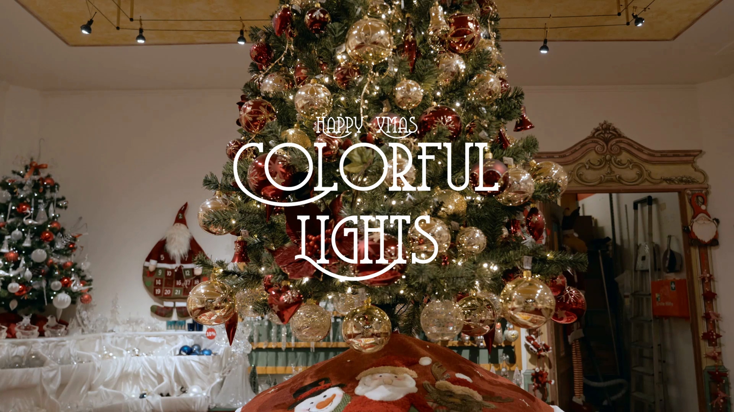 Media 1 for listing Colorful Lights / Happy Xmas