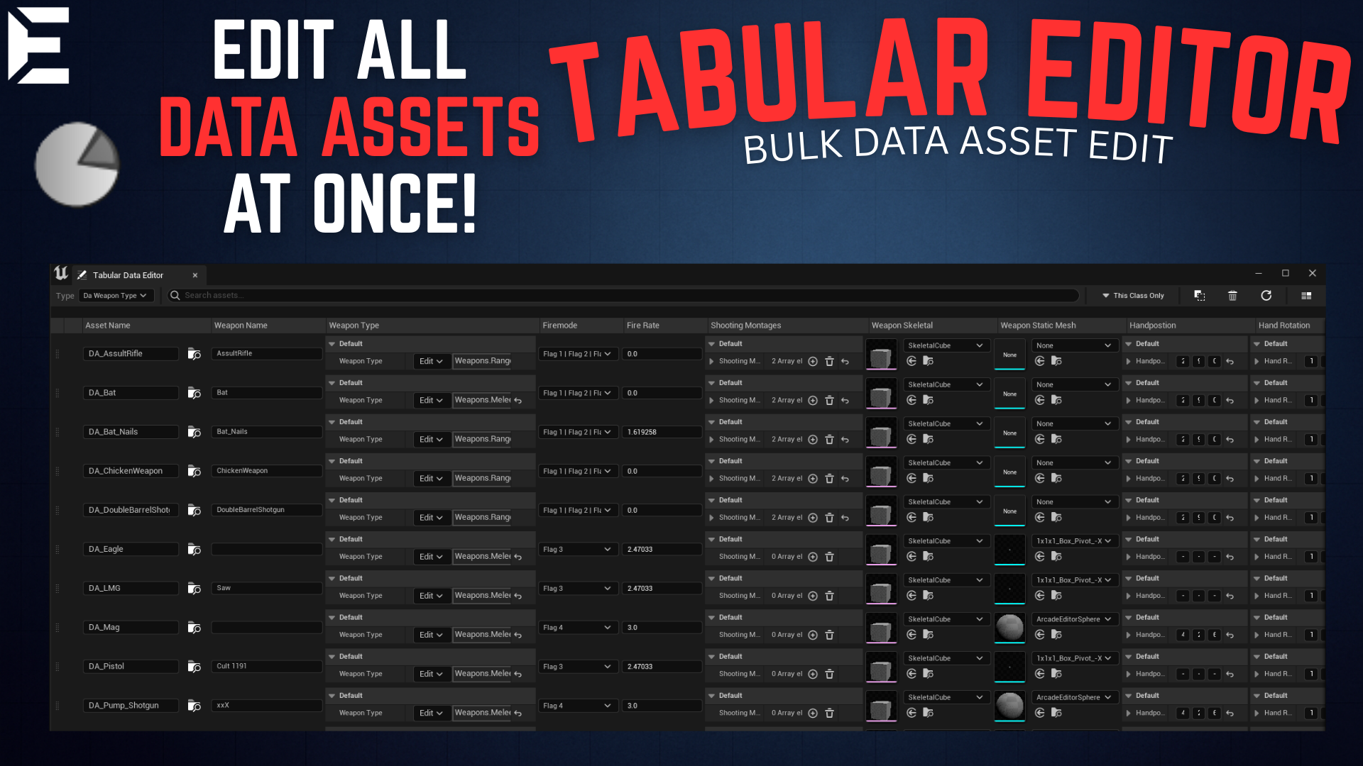 Data Asset Tabular Editor | Edit Data Assets in Bulk! | Fab
