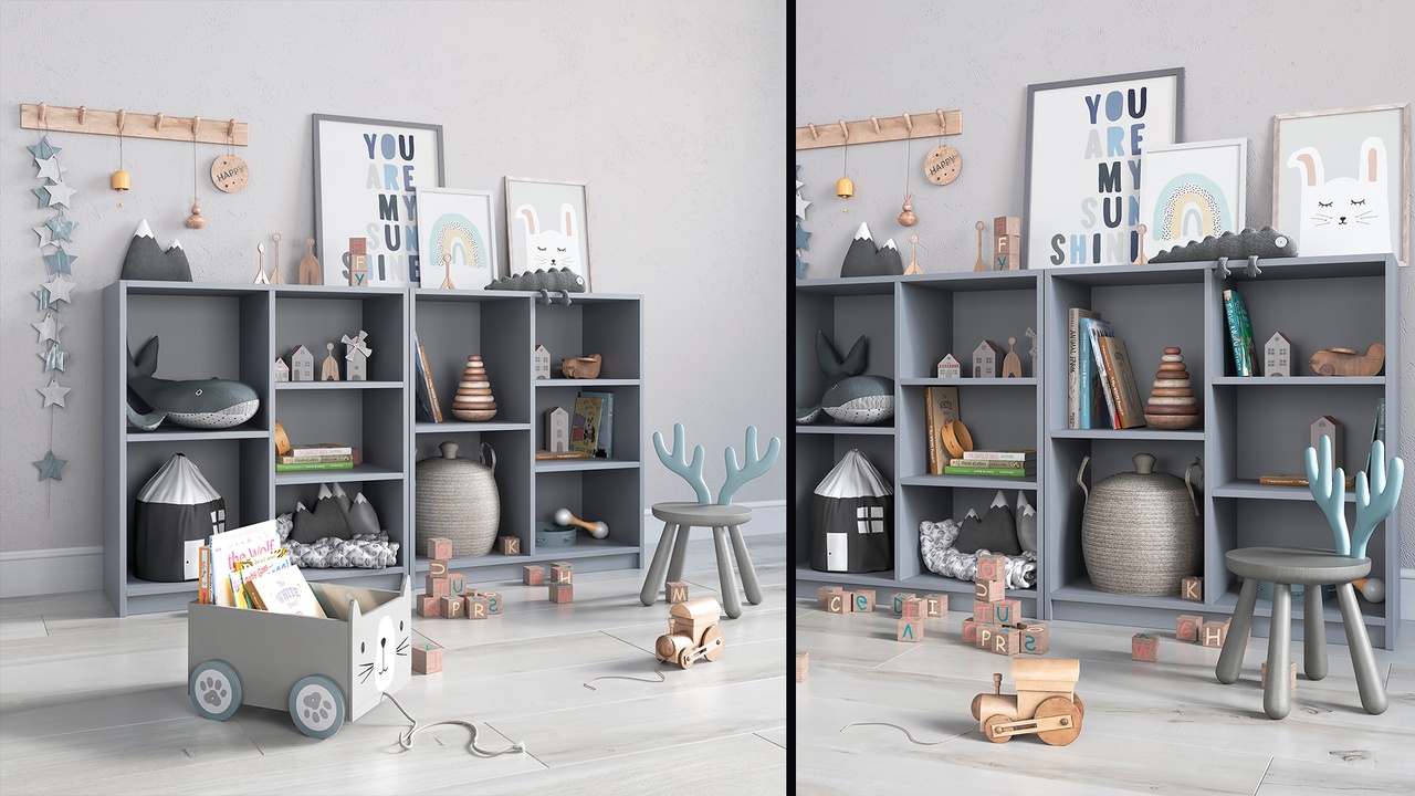 商品 Large Set Of Decor For A Nursery 的媒体 1