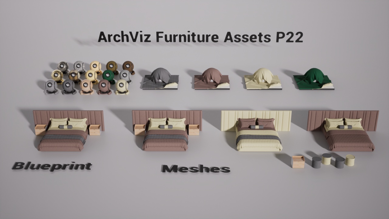 Media 1 for listing ArchViz Furniture Assets P22