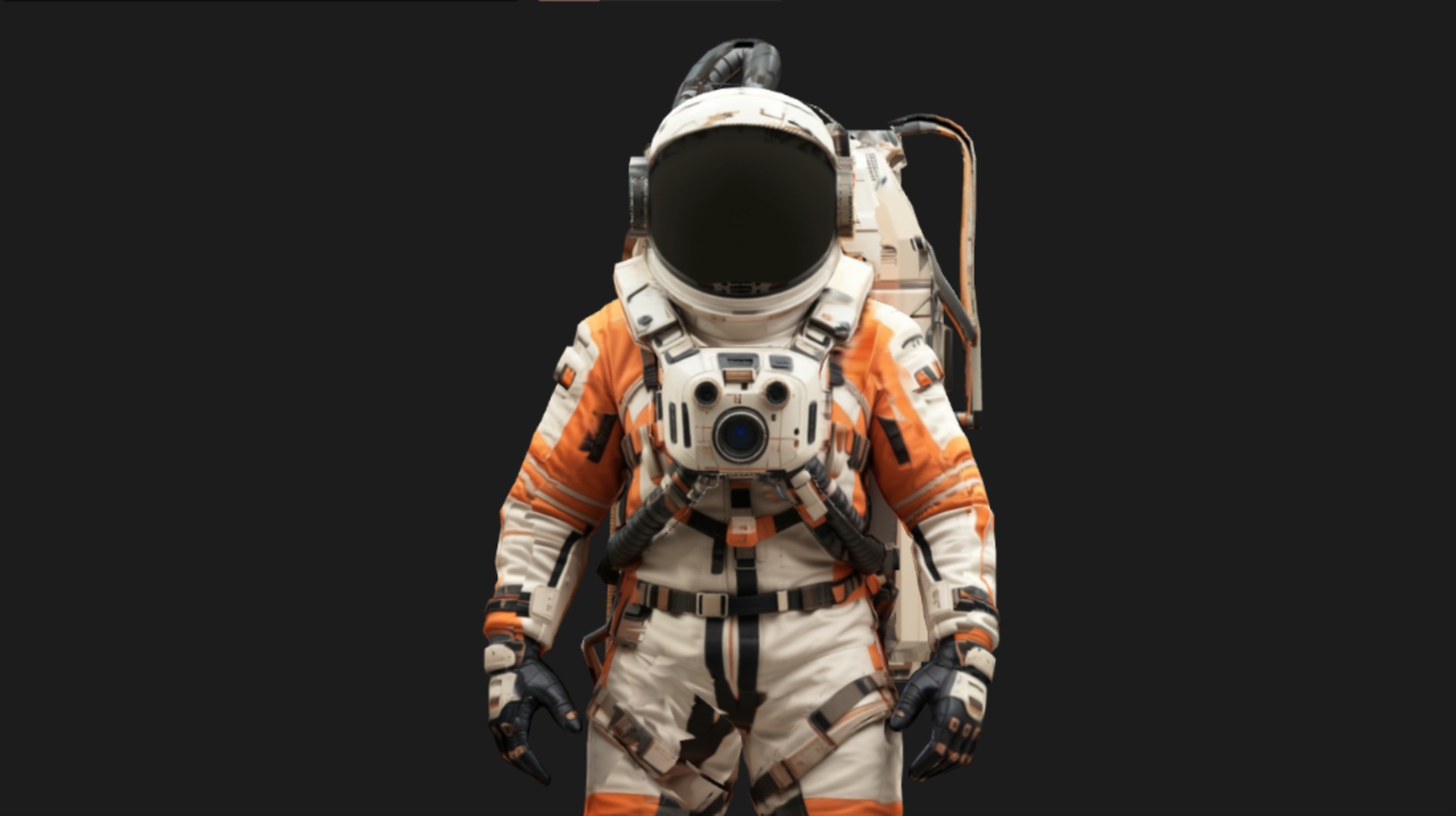 Media 1 for listing Deep Space Hazard Suit Operator Low-Poly 3d Model