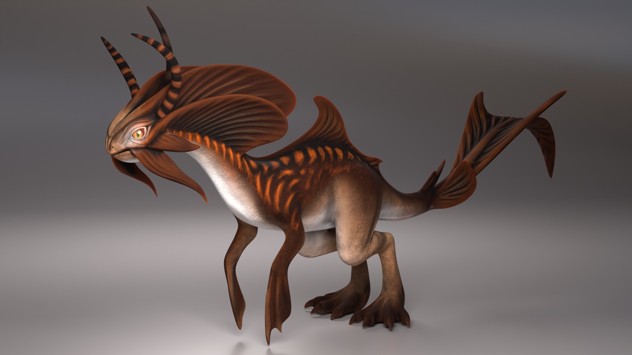 Media 1 for listing Embercrest – The Horned Tide Drake creature