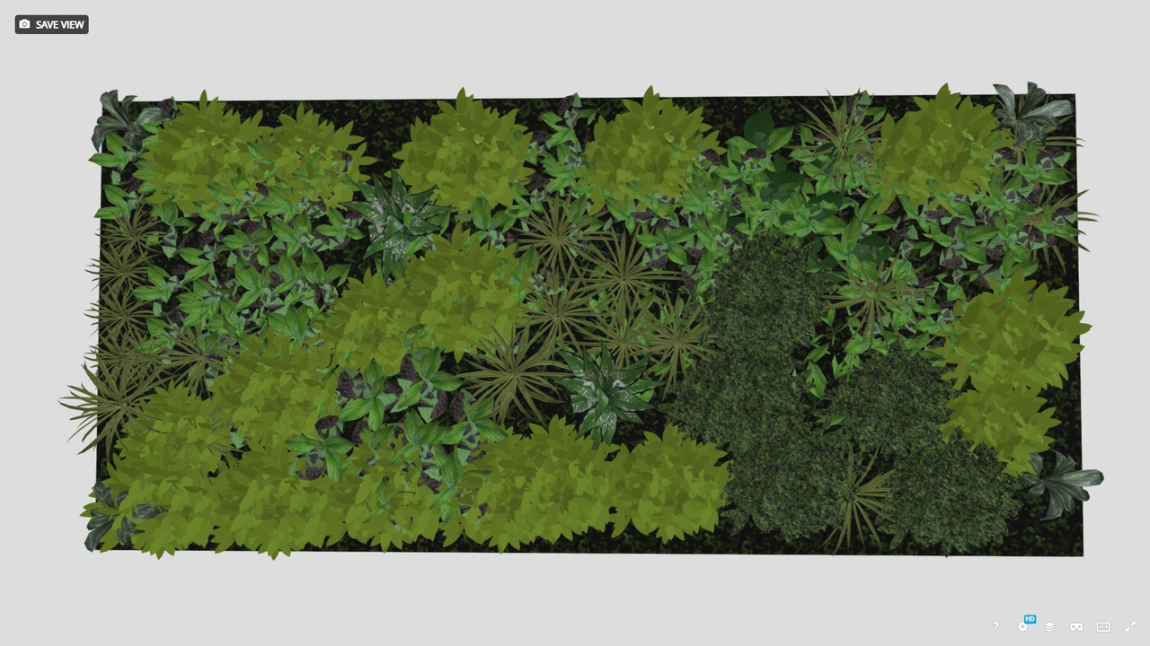 Media 1 for listing High Precision Ivy Plant Green Wall 3D model 03