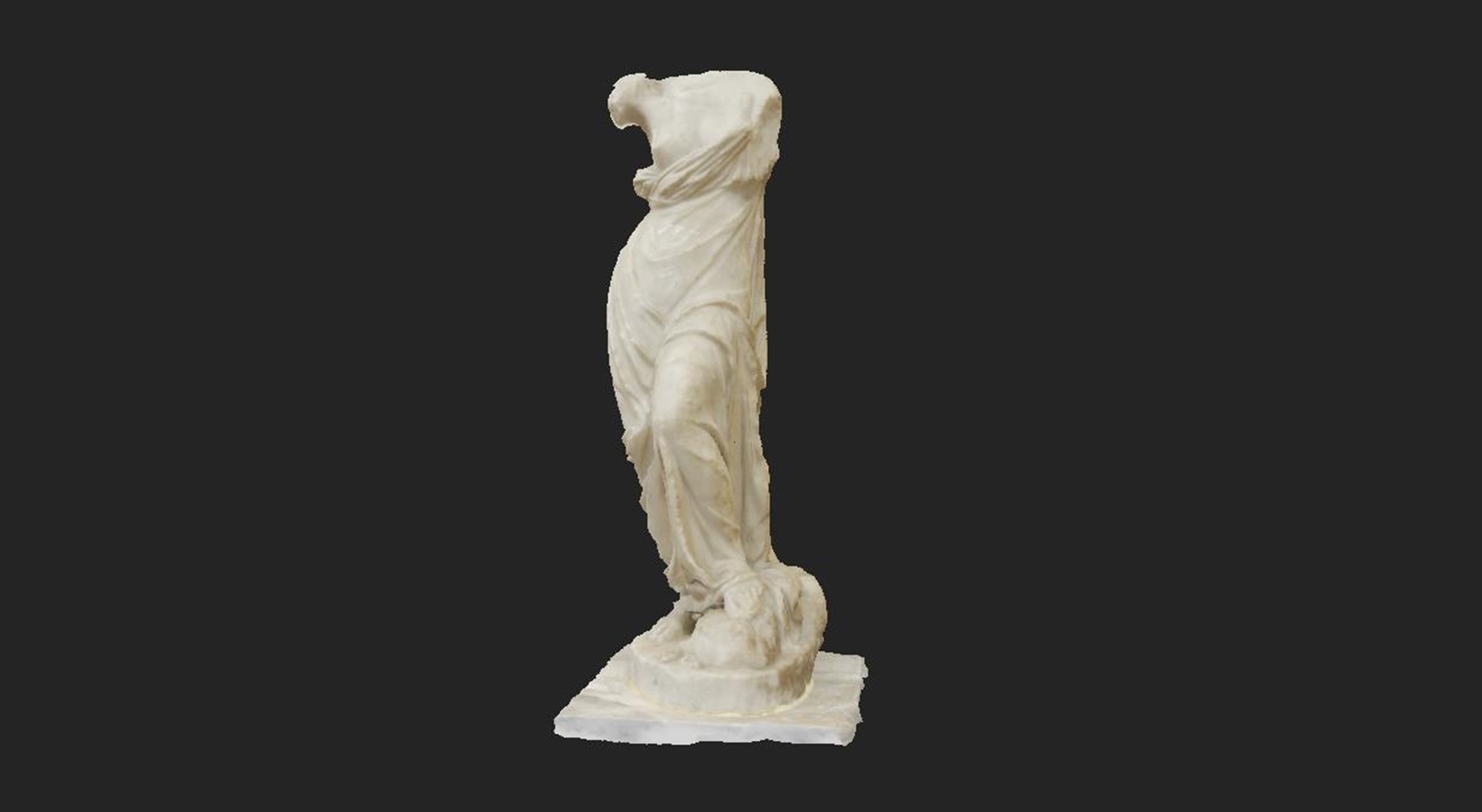 Media 1 for listing A small marble statue of Aphrodite from Greek mythology