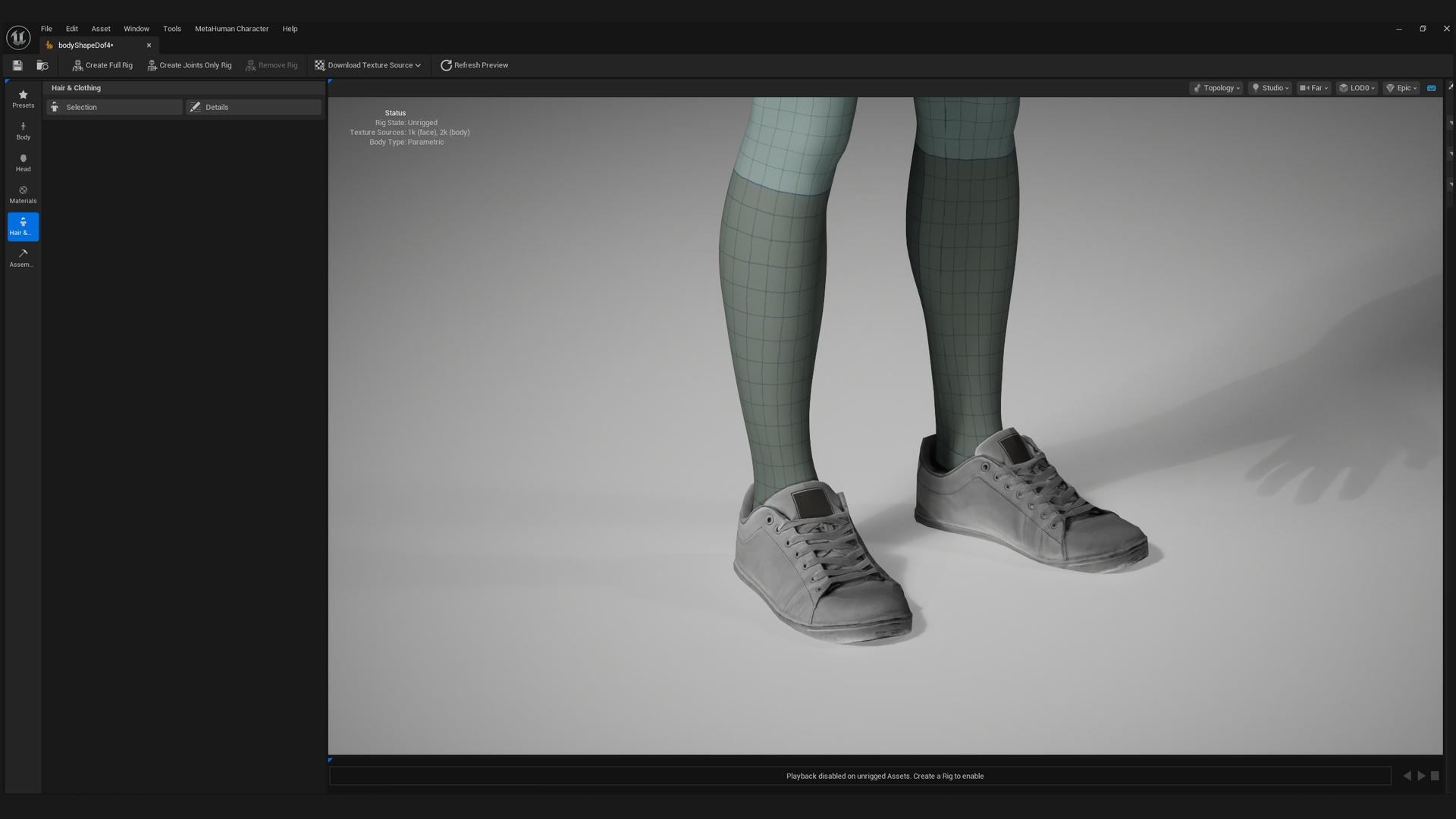 Media 1 for listing Sneakers 001 for MetaHuman (Resizable) / 001 – MHPKG