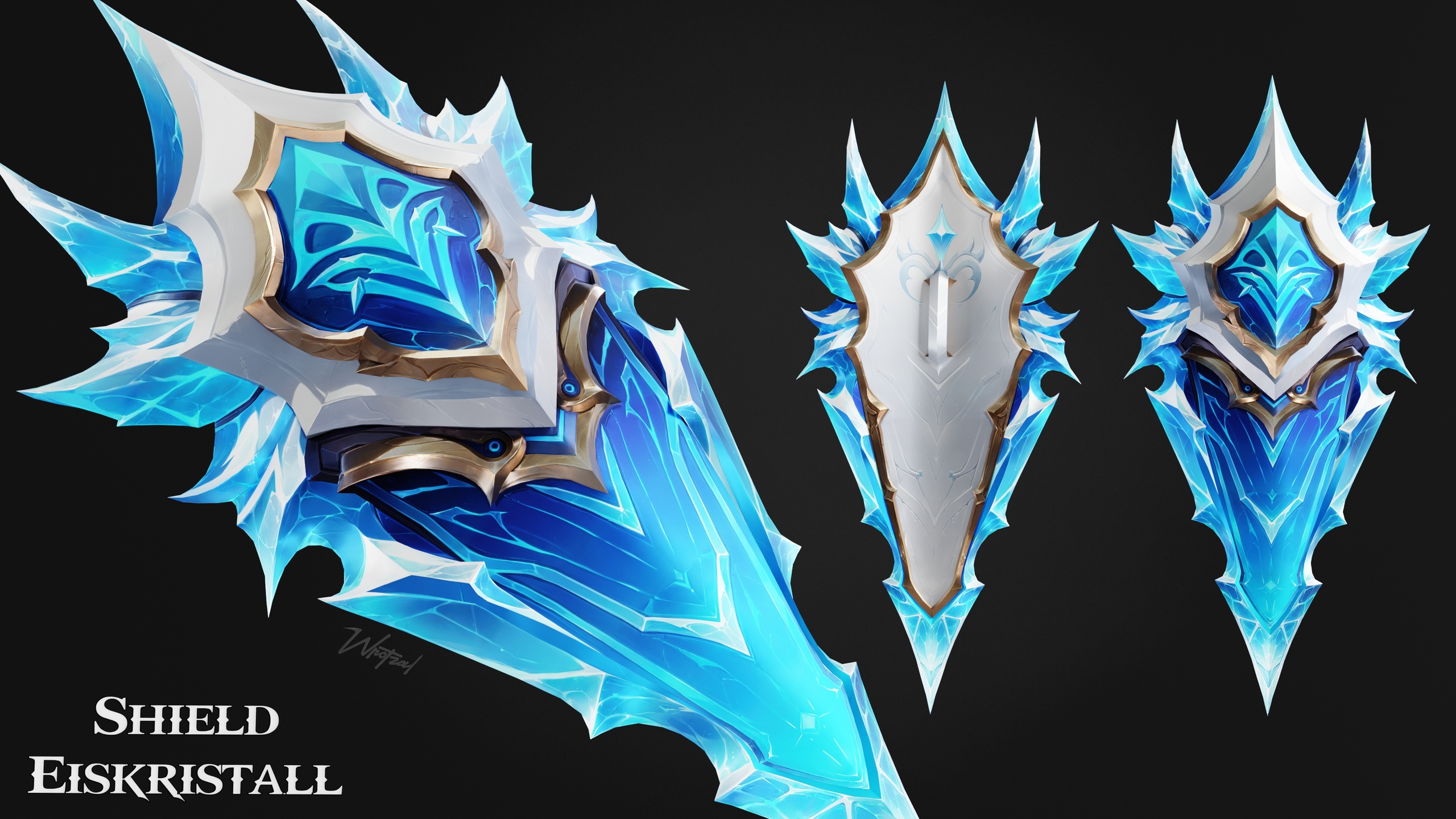 Media 1 for listing Shield Eiskristall [Stylized Fantasy]