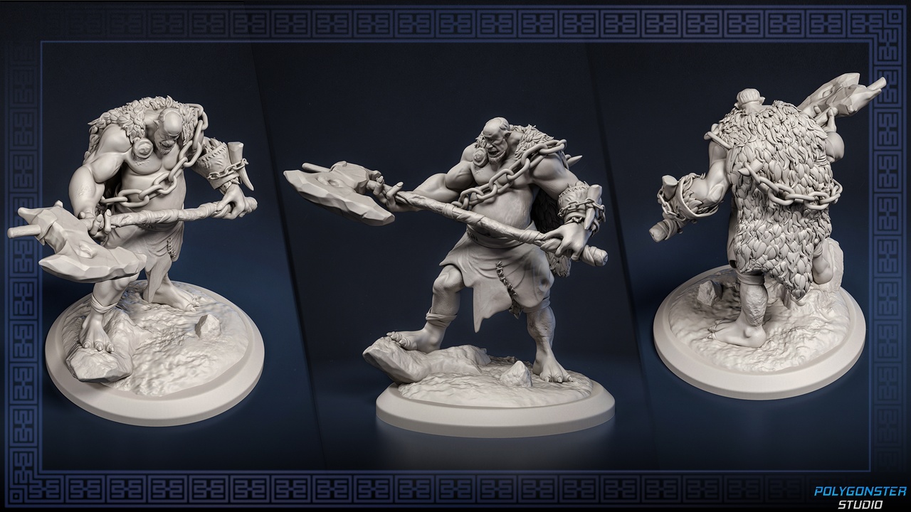 Media 1 for listing Cyclops with an axe