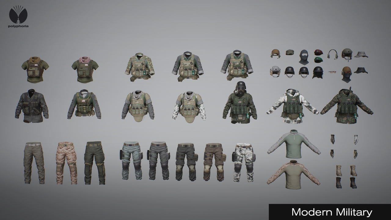 Media 1 for listing Modern Military Soldier Bundle