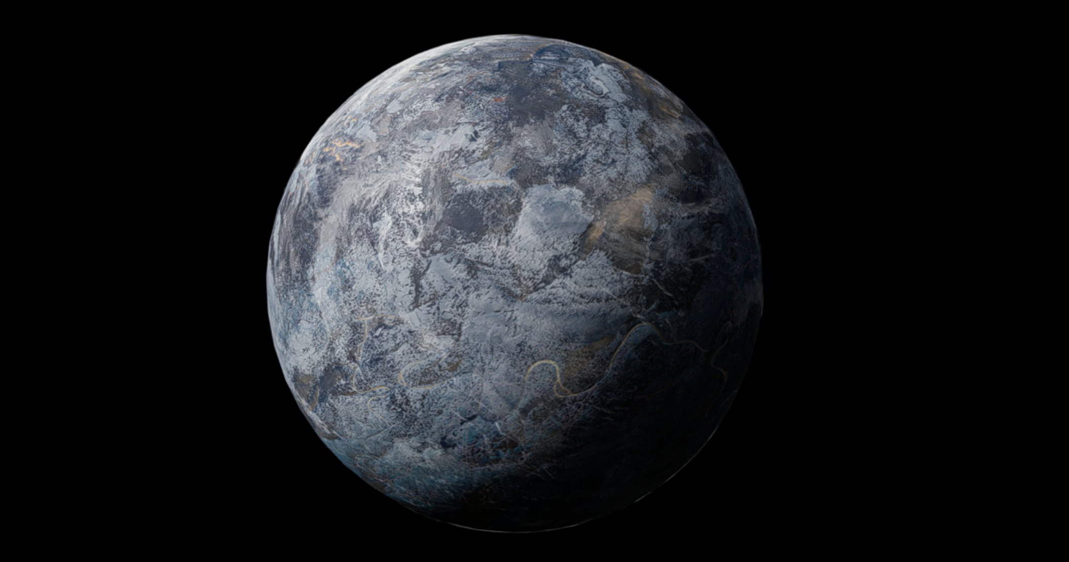 Frozen Dark Planet - 8K Textures / Substance Material | Fab