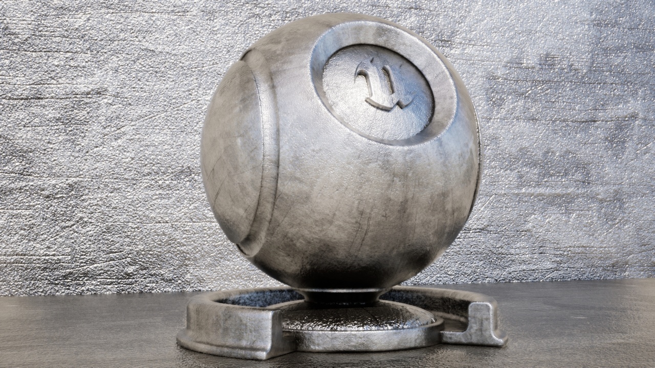 Media 1 for listing High-Quality Metal Texture – 4K PBR Surface