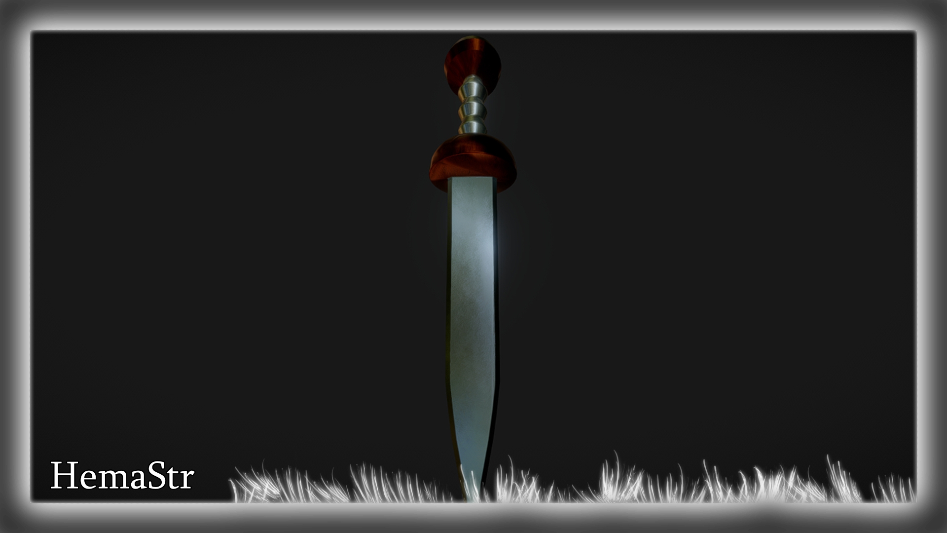 Ancient Roman Gladius Pompei Sword Low Poly | Fab