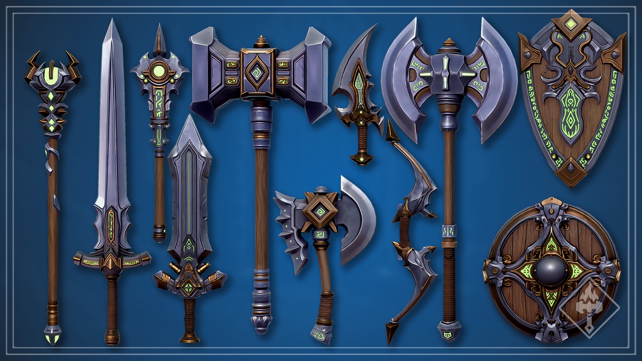 Prototype Stylized Weapon Pack V1 | Fab