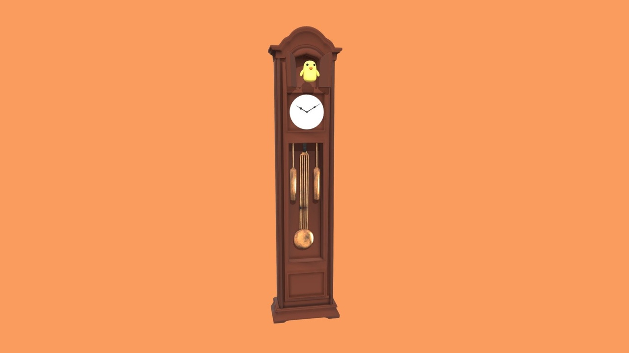 Media 1 for listing Grandfather Cuckoo Clock