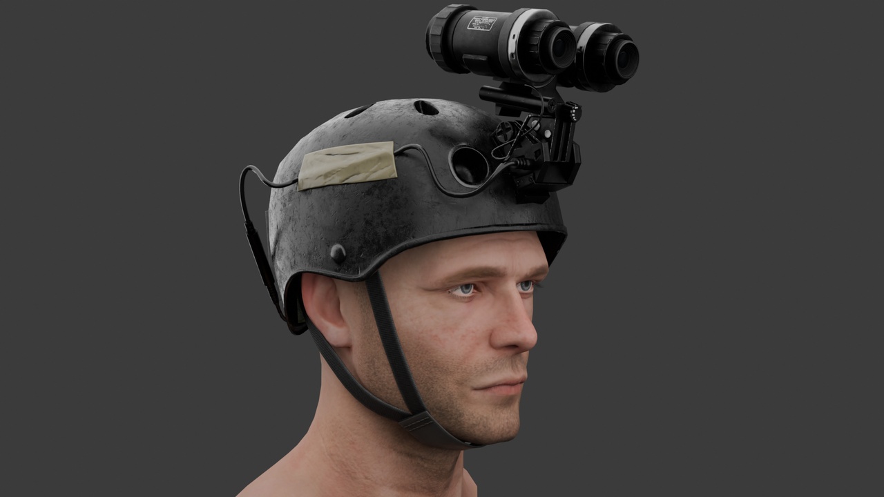 Media 1 for listing Night vision and helmet (Delta force 80s 90s)