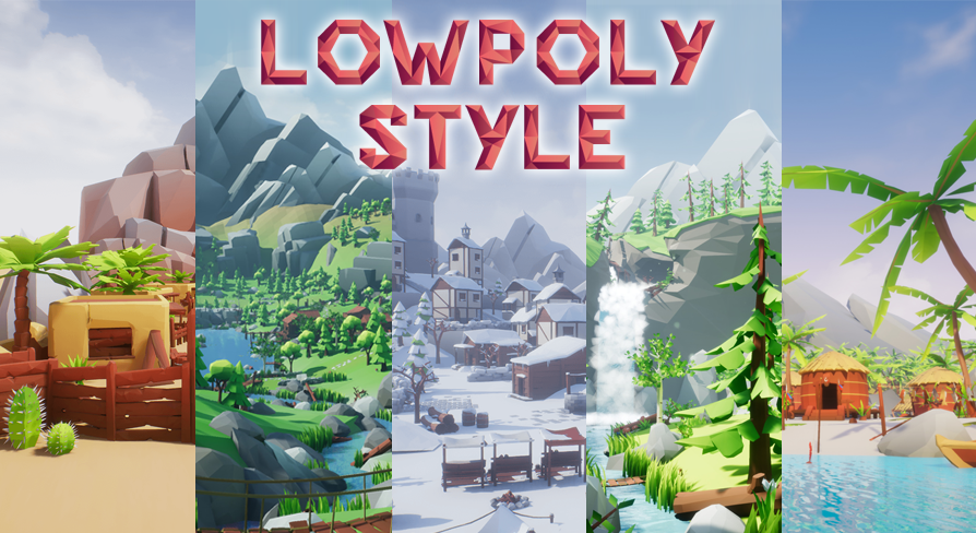 Lowpoly Style Ultra Pack | Fab