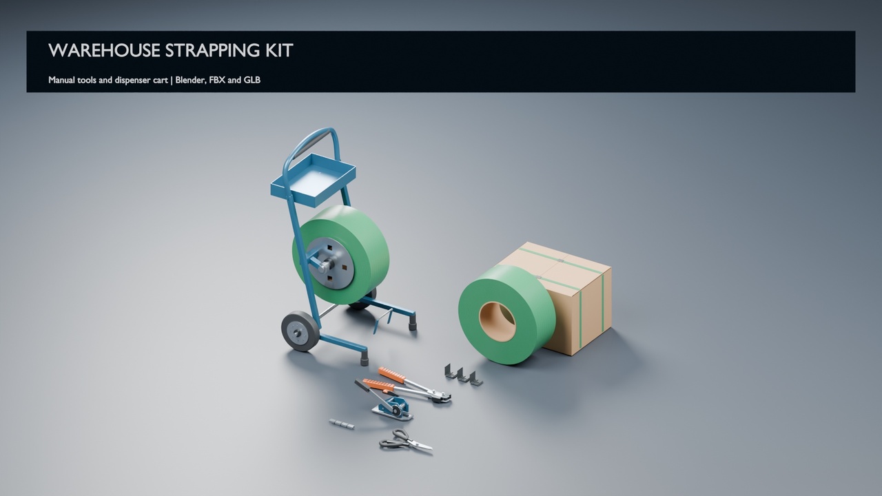 Media 1 for listing Warehouse Strapping Tools and Dispenser Kit
