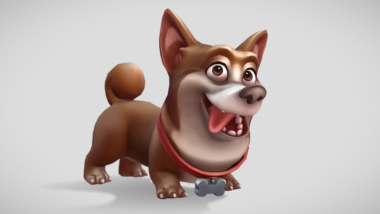 Media 1 for listing Cartoon Corgi