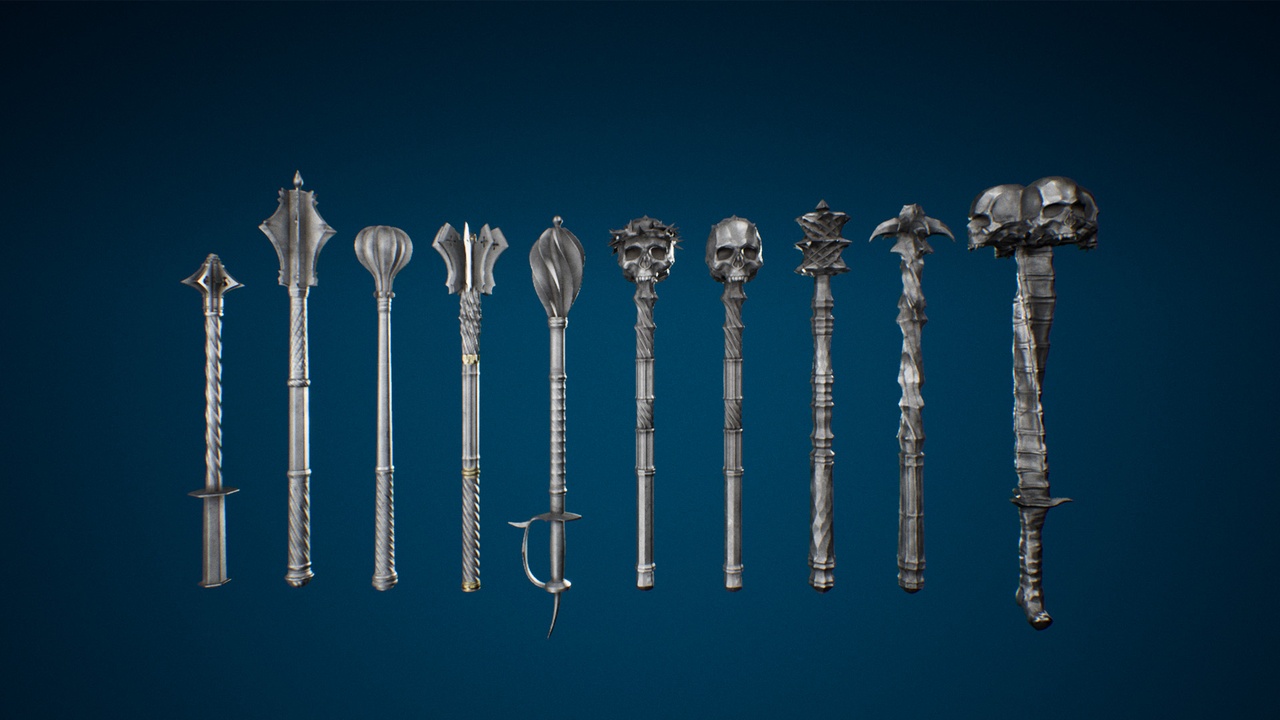 Media 1 for listing Medieval Maces Pack