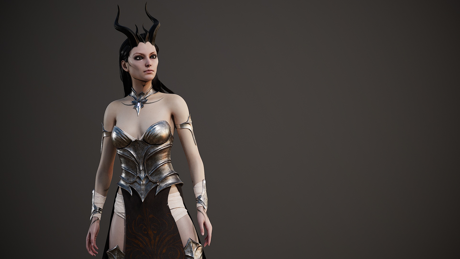Media 1 for listing Fantasy Demon Girl Game Ready