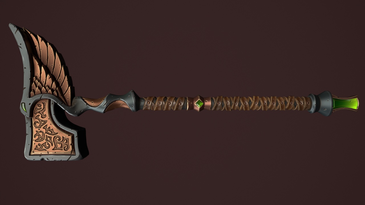 Media 1 for listing Rune two handed hammer