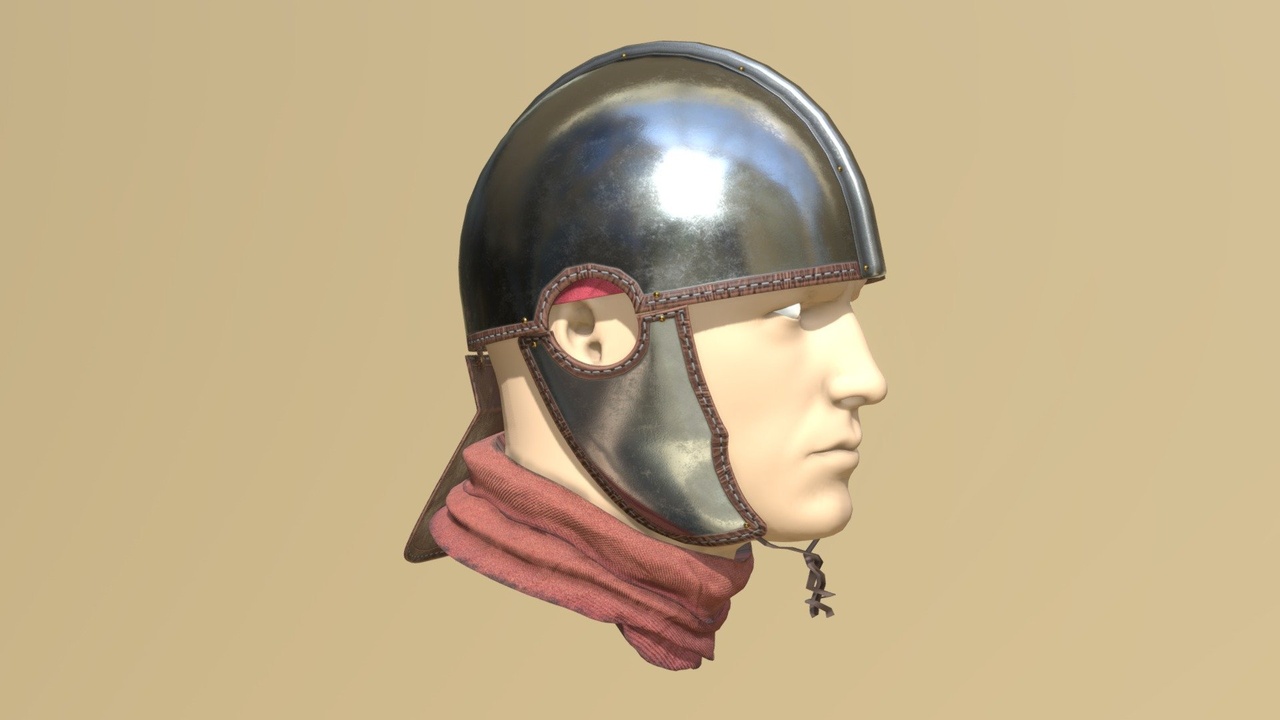 Media 1 for listing Late Roman Ridge Helmet "Intercisa I"