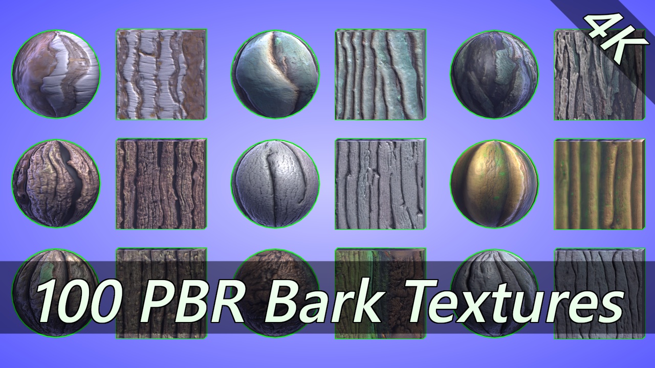 Media 1 for listing 4K PBR Materials: 100 bark materials